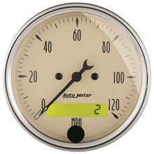 Load image into Gallery viewer, AutoMeter Gauge Kit 5 Pc. 3-1/8in. &amp; 2-1/16in. Elec. Speedometer Antique Beige
