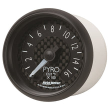 Load image into Gallery viewer, Autometer GT Series 52mm Full Sweep Electronic 0-1600 Deg F EGT/Pyrometer Gauge
