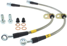 Load image into Gallery viewer, StopTech 00-05 Toyota MR2 Spyder Front Stainless Steel Brake Lines
