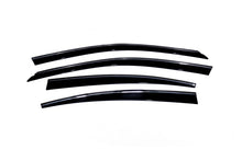 Load image into Gallery viewer, AVS 07-11 Lexus ES350 Ventvisor Low Profile Deflectors 4pc - Smoke w/Chrome Trim
