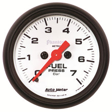 Load image into Gallery viewer, AutoMeter Gauge Fuel Pressure 2-1/16in. 7Bar Digital Stepper Motor Phantom

