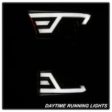Load image into Gallery viewer, xTune 15-17 Ford F-150 DRL LED Light Bar Projector Headlights - Black Smoke (PRO-JH-FF15015-LB-BSM)
