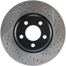 Load image into Gallery viewer, StopTech 05-13 Chrysler300/300C / 09-12 Dodge Challenger Front Left Drilled &amp; Slotted Rotor
