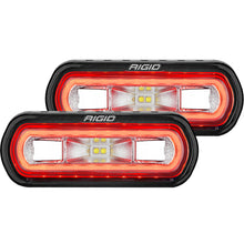 Load image into Gallery viewer, Rigid Industries SR-L Series Surface Mount LED Spreader Pair w/ Red Halo - Universal
