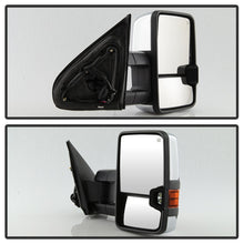 Load image into Gallery viewer, xTune Chevy Silverado 14-16 Heated Amber LED Signal Mirror Chrome MIR-CSIL14S-G3C-PWH-AM-SET
