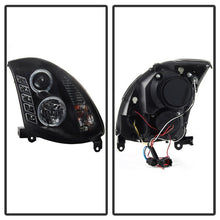 Load image into Gallery viewer, Spyder Infiniti G35 03-07 2DR Projector Halogen - LED Halo DRL Blk High H4 PRO-YD-IG35032D-DRL-BK
