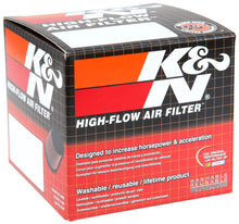 Load image into Gallery viewer, K&amp;N Filter Universal Rubber Filter Oval Tapered 4in Base O/S L x 3.5in Top O/S L x 2.75in H
