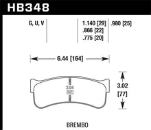 Load image into Gallery viewer, Hawk DTC-80 Brembo 25mm Race Brake Pads
