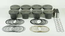 Load image into Gallery viewer, Mahle MS Piston Set SBC 358ci 4.030in Bore 3.500stk 6.000in Rod .0927in Pin -2cc 10.8 CR Set of 8
