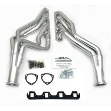 Load image into Gallery viewer, JBA 65-73 Ford Mustang 260-302 SBF 5 Speed T5/T56 1-3/4in Primary Silver Ctd Long Tube Header
