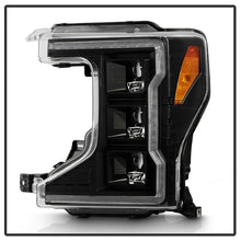 Load image into Gallery viewer, Spyder Apex 20-22 Ford F250/F350 (Halogen) High-Power LED Headlights - Black PRO-YD-FS20HALAP-SEQ-BK
