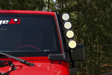 Load image into Gallery viewer, Rugged Ridge 07-18 Jeep Wrangler JK Elite Fast Track Windshield Light Bar Mount w/o Crossbar

