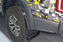 Load image into Gallery viewer, Rally Armor 17-20 Ford F-150 Raptor Black UR Mud Flap w/ Silver Logo
