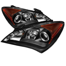 Load image into Gallery viewer, Spyder Hyundai Genesis 10-12 Projector Halogen Model- LED Halo DRL Blk PRO-YD-HYGEN09-DRL-BK
