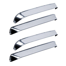 Load image into Gallery viewer, AVS 84-96 Jeep Cherokee (4 Door) Ventshade Front &amp; Rear Window Deflectors 4pc - Stainless
