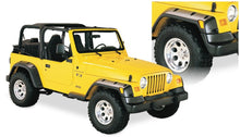 Load image into Gallery viewer, Bushwacker 97-06 Jeep TJ Fender Flares Large Pocket Style Euro Ribicon Conversion Package - Black
