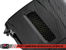 Load image into Gallery viewer, AWE Tuning Audi B9 A4/A5 2.0T Quattro Carbon Fiber AirGate Intake w/ Lid
