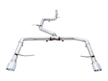 Load image into Gallery viewer, AWE Tuning 18-21 Volkswagen Jetta GLI Mk7 Track Edition Exhaust - Chrome Silver Tips (Fits OEM DP)

