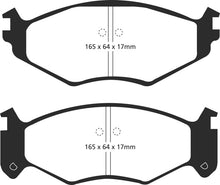 Load image into Gallery viewer, EBC 91-95 Chrysler LeBaron 2.5 (15in Wheels) Redstuff Front Brake Pads
