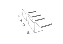 Load image into Gallery viewer, BAK BAKBox2 Clamping Brackets (C) Qty 2 (w/ U-Nuts &amp; Screws)
