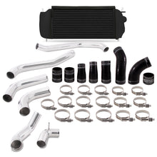 Load image into Gallery viewer, Mishimoto 2017+ Ford F150 3.5L EcoBoost Performance Intercooler Kit - Black Cooler Polished Pipes
