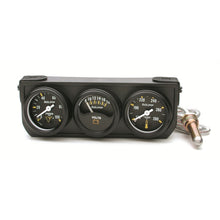 Load image into Gallery viewer, Autometer Auto Gage Console Oil Pressure / WTMP / Volt. 1.5in 100 psi 280 Deg. 18V Mechanical BK
