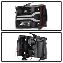 Load image into Gallery viewer, Spyder Chevy Silverado 1500 07-13/2500HD/3500HD 07-14 LED Black PRO-YD-CS07V3PL-BK
