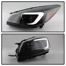 Load image into Gallery viewer, xTune 13-16 Ford Escape LED Light Bar Halogen Projector Headlights - Black (PRO-JH-FESCA13-LB-BK)
