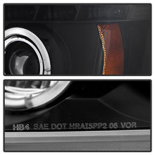 Load image into Gallery viewer, Spyder Nissan Titan 04-14/Armada 04-07 Projector Headlights LED Halo LED Blk PRO-YD-NTI04-HL-BK
