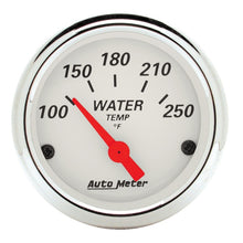 Load image into Gallery viewer, Autometer Arctic White 3-3/8in Electric Speedometer with 2-1/16in Volt/Water/Oil/Fuel

