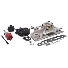 Load image into Gallery viewer, Edelbrock Pro Flo 4 Fuel Inject Kit Seq Port BBC Oval Port 850 Max HP 60 LbHr Injec Satin w/o Tablet
