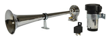 Load image into Gallery viewer, Hella Horn Kit Bl Chrome Air 1Trumpet 12V
