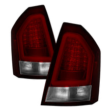 Load image into Gallery viewer, Spyder Chrysler 300 05-07 V2 Light Bar LED Tail Lights - Red Clear ALT-YD-CHR305V2-LED-RC
