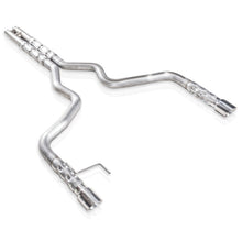 Load image into Gallery viewer, Stainless Works 2015-16 Mustang GT 3in Catback H-Pipe Retro Chambered Mufflers 2-1/2in Cores
