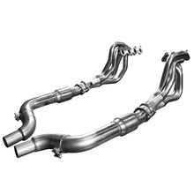 Load image into Gallery viewer, Kooks 15+ Mustang 5.0L 4V 1 3/4in x 3in SS Headers w/ Catted OEM Connection Pipe
