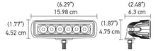 Load image into Gallery viewer, Hella Value Fit Mini 6in LED Light Bar - Flood Beam Pedestal
