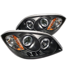 Load image into Gallery viewer, Spyder Chevy Cobalt 05-10/Pontiac G5 07-09 Projector Headlights LED Halo LED Blk PRO-YD-CCOB05-HL-BK
