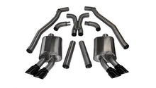 Load image into Gallery viewer, Corsa 12-13 Chevrolet Camaro Coupe ZL1 6.2L V8 Black Sport Cat-Back + XO Exhaust
