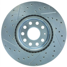 Load image into Gallery viewer, StopTech Select Sport 06-17 Volkswagen Jetta Slotted &amp; Drilled Front Left Rotor
