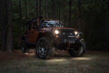Load image into Gallery viewer, Rugged Ridge 07-18 Jeep Wrangler JK White 4-Piece LED Rock Light Kit w/ Harness
