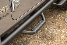 Load image into Gallery viewer, Rugged Ridge Spartan Nerf Bar Textured Black 18-20 Jeep Wrangler JL 4 Door
