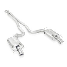 Load image into Gallery viewer, Stainless Works 2009-15 Cadillac CTS-V Sedan 3in Catback System X-Pipe Chambered Mufflers 4in Tips
