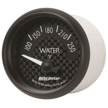Load image into Gallery viewer, Autometer GT Series 52mm Short Sweep Electronic 100-250 Deg F Water Temperature
