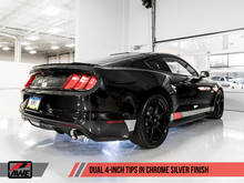 Load image into Gallery viewer, AWE Tuning S550 Mustang GT Cat-back Exhaust - Track Edition (Chrome Silver Tips)
