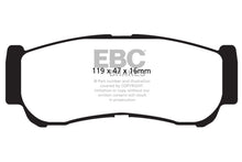 Load image into Gallery viewer, EBC 07-09 Hyundai Santa Fe 2.7 Greenstuff Rear Brake Pads
