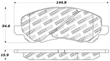 Load image into Gallery viewer, StopTech Performance 07-10 Jeep Compass/Patriot / 01-09 Mitsubishi Eclipse Front Brake Pads
