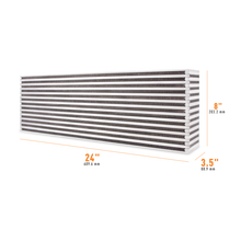 Load image into Gallery viewer, Mishimoto Universal Air-to-Air Intercooler Core - 24in / 8in / 3.5in
