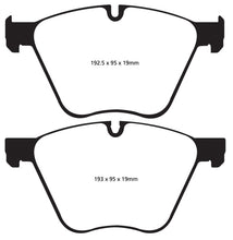 Load image into Gallery viewer, EBC 10+ BMW 760 6.0 Twin Turbo (F01) Greenstuff Front Brake Pads
