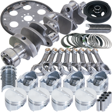 Load image into Gallery viewer, Eagle Chevrolet 350 Balanced 1Pc Rear Seal Rotating Assembly Kit .040 Bore Dome 153 Tooth Flex Plate
