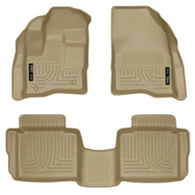 Load image into Gallery viewer, Husky Liners 10-13 Ford Taurus WeatherBeater Combo Tan Floor Liners
